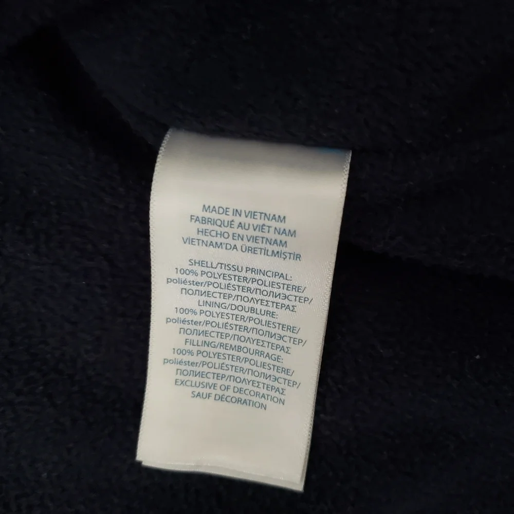 Ralph Lauren 6 Months Baby Water-Repellent Navy Quilted Hooded Barn Bunting